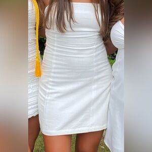 White oasis boutique dress